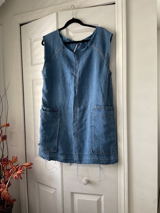 Free People Dresses & Skirts - Free People Denim Dress L